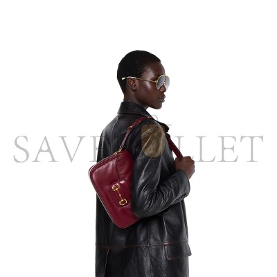 GUCCI HORSEBIT 1955 AURA SMALL SHOULDER BAG 847063 (26*17.5*10cm) GUCCI HORSEBIT 1955 AURA SMALL SHOULDER BAG 847063 (26*17.5*10cm)
